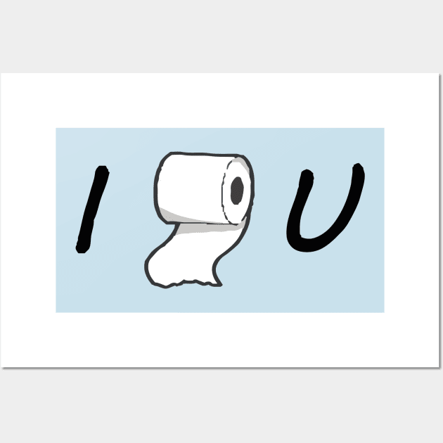 I love U Wall Art by Lamink